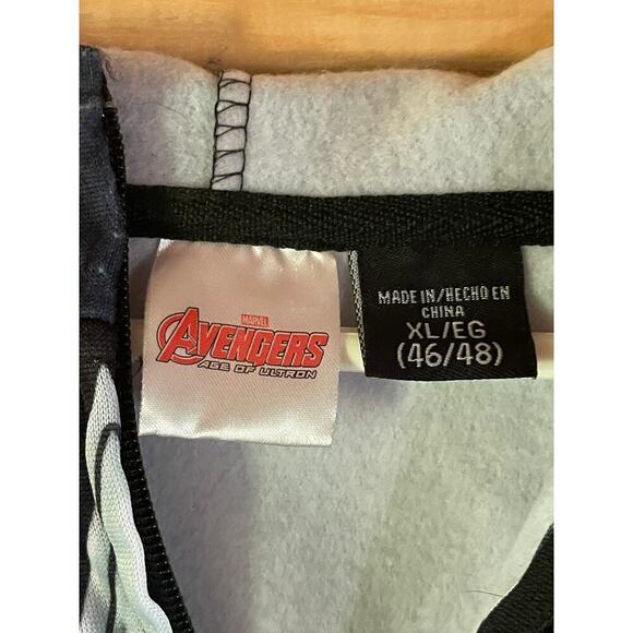 Disney Avengers Captain America Full Face Hoodie Jacket. MENS Size XL. Full zip - Picture 2 of 4